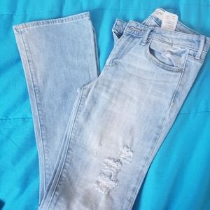 Abercrombie & Fitch distressed jeans